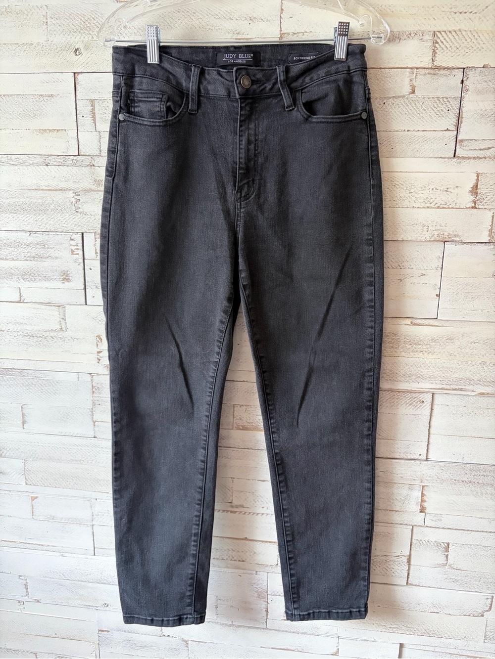 Judy Blue black denim boyfriend fit jeans 9 29